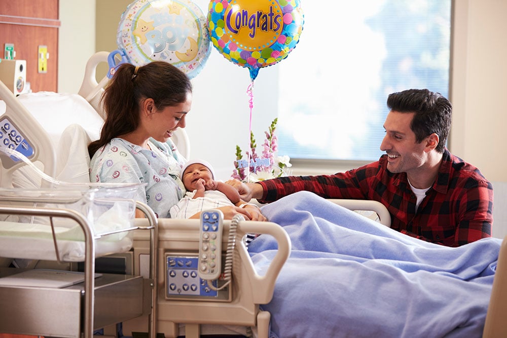 Son recomendables las visitas a un recién nacido?